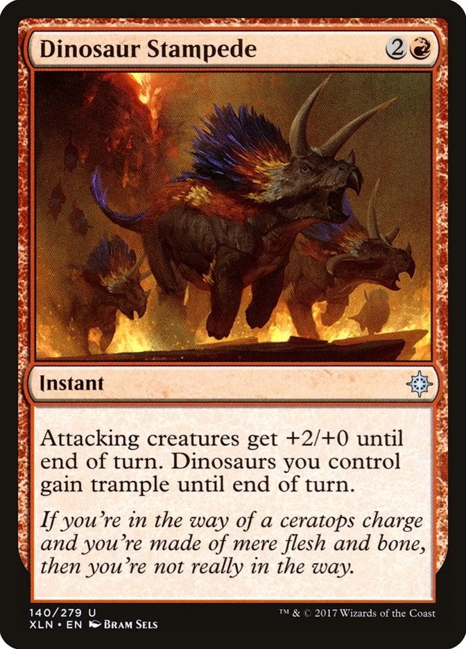 Dinosaur Stampede (140) (Ixalan)