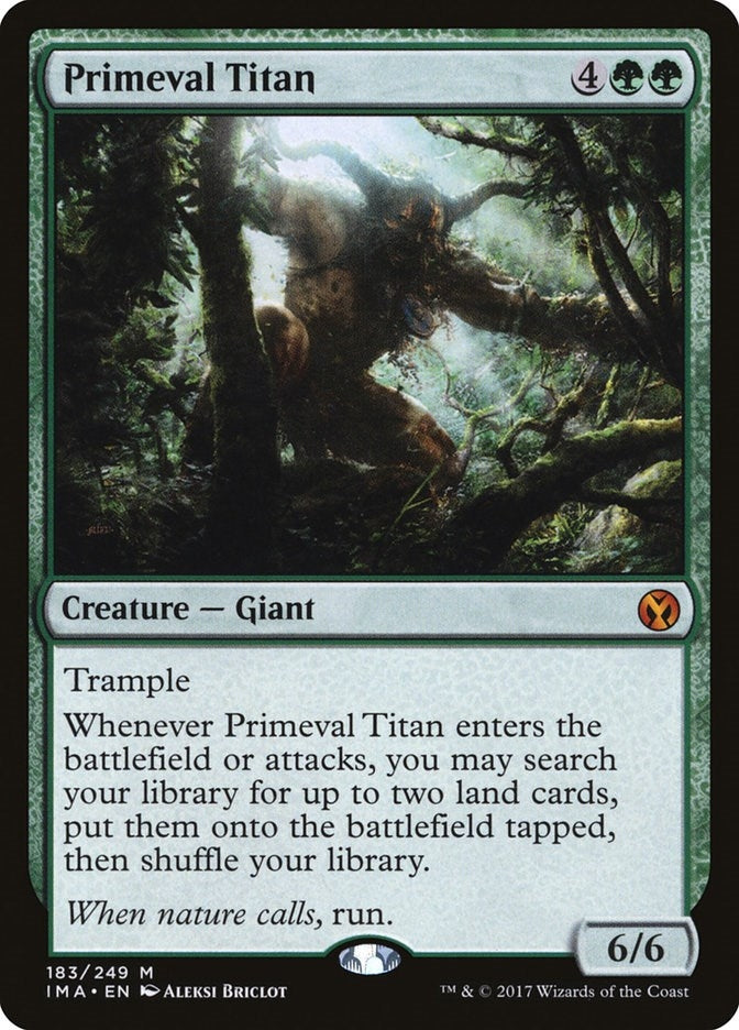 Primeval Titan (183) (Iconic Masters)