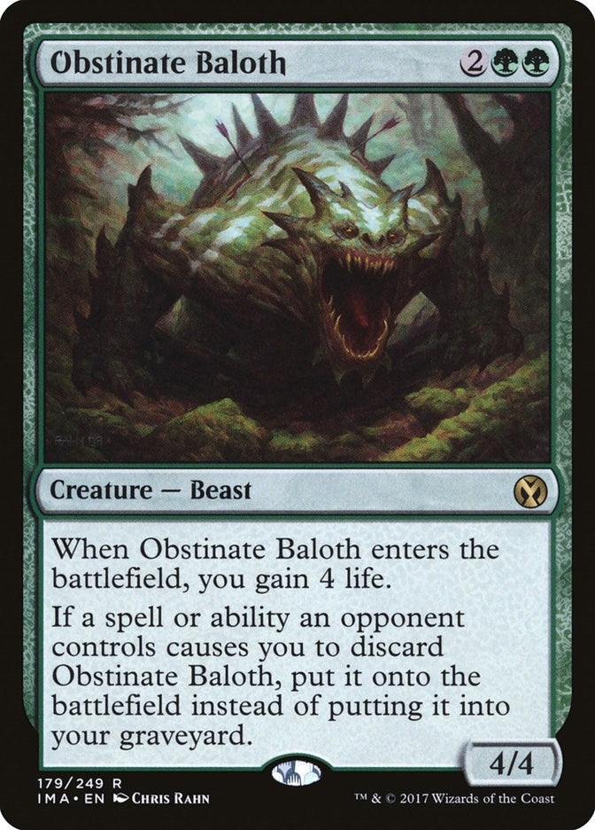 Obstinate Baloth (179) (Iconic Masters)