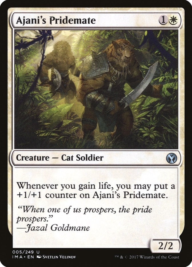 Ajani's Pridemate (5) (Iconic Masters)