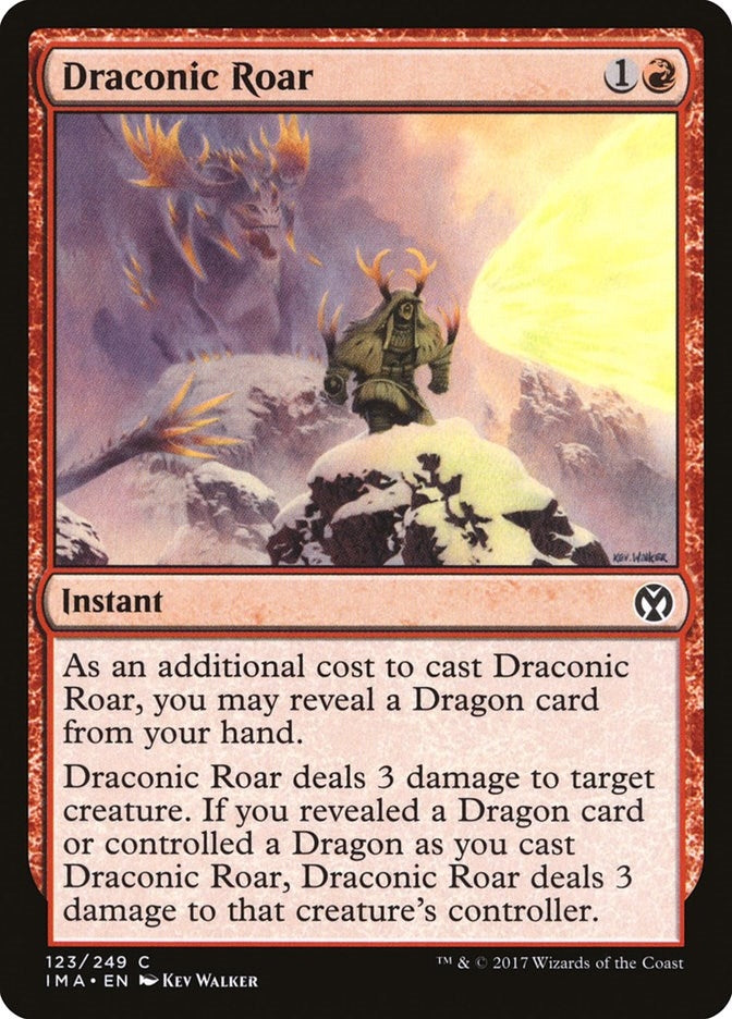 Draconic Roar (123) (Iconic Masters)
