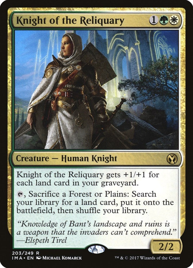 Knight of the Reliquary (203) (Iconic Masters)