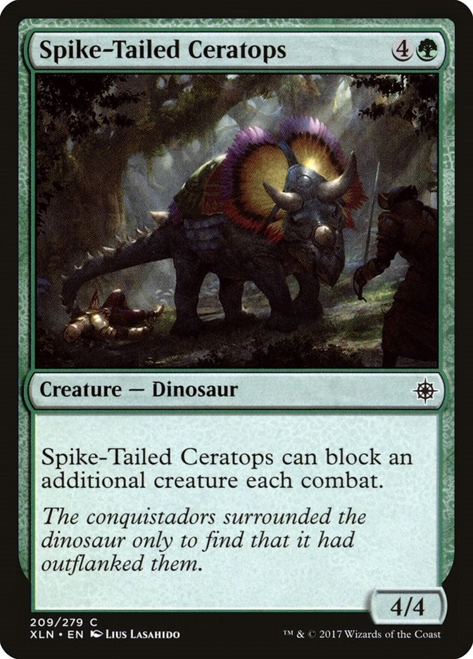Spike-Tailed Ceratops (209) (Ixalan)