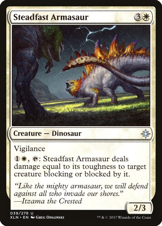 Steadfast Armasaur (39) (Ixalan)