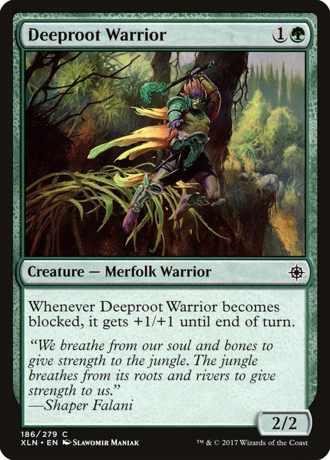Deeproot Warrior (186) (Ixalan)