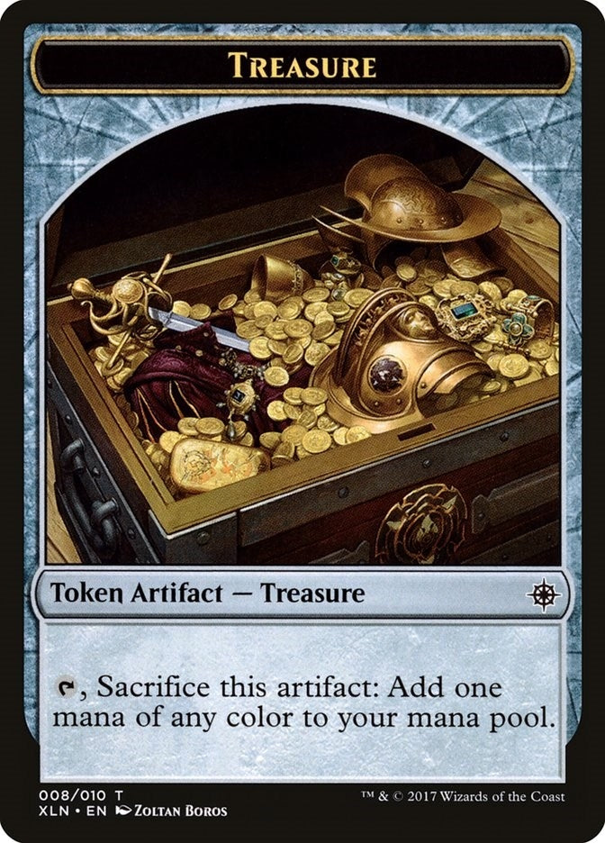 Image for Treasure Token (008) (8) - Magic: The Gathering
