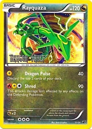 Image for Rayquaza - 11/20 (Dragon Vault) (011/020) (Blister Exclusives) - Pokemon