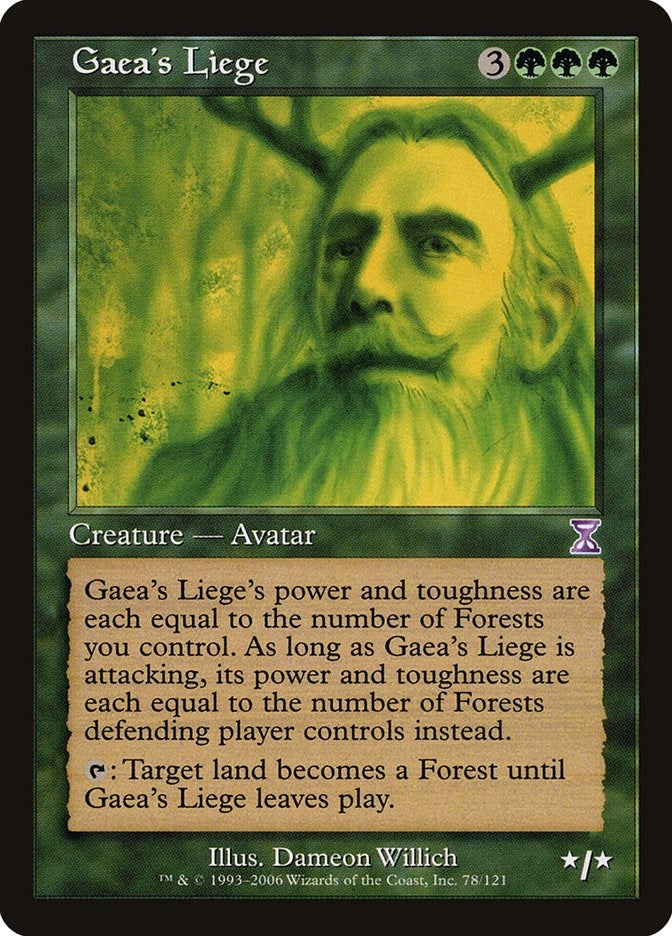 Gaea's Liege (78) (Timeshifted)