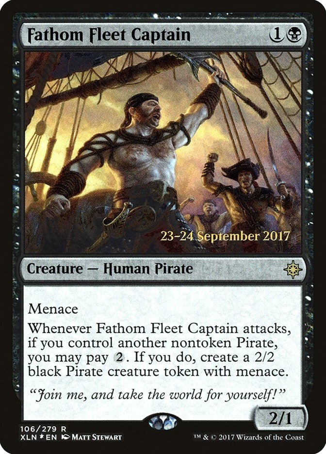 Fathom Fleet Captain (106) (Prerelease Cards)