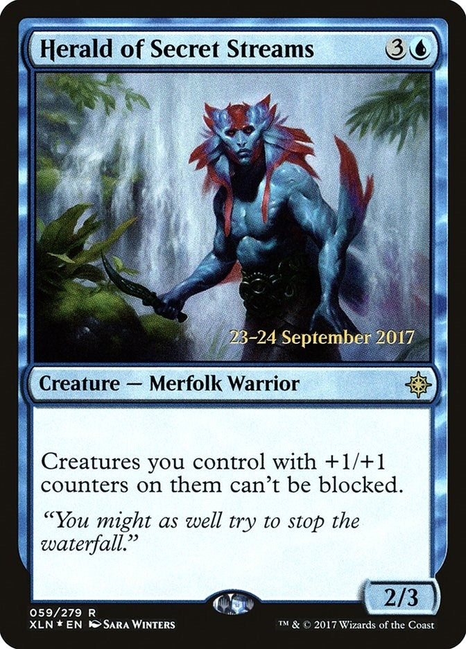 Herald of Secret Streams (59) (Prerelease Cards)