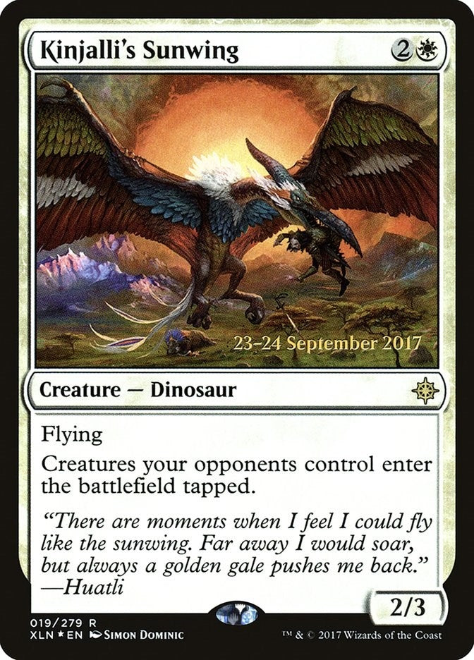 Kinjalli's Sunwing (19) (Prerelease Cards)