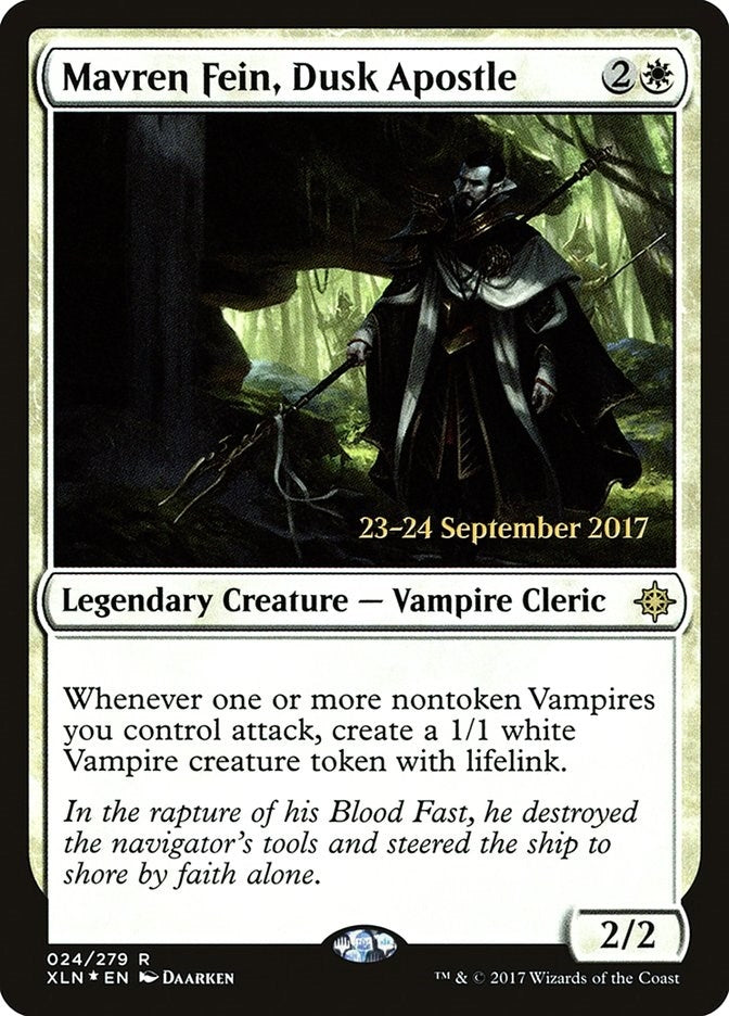 Mavren Fein, Dusk Apostle (24) (Prerelease Cards)
