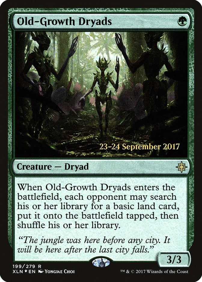 Old-Growth Dryads (199) (Prerelease Cards)