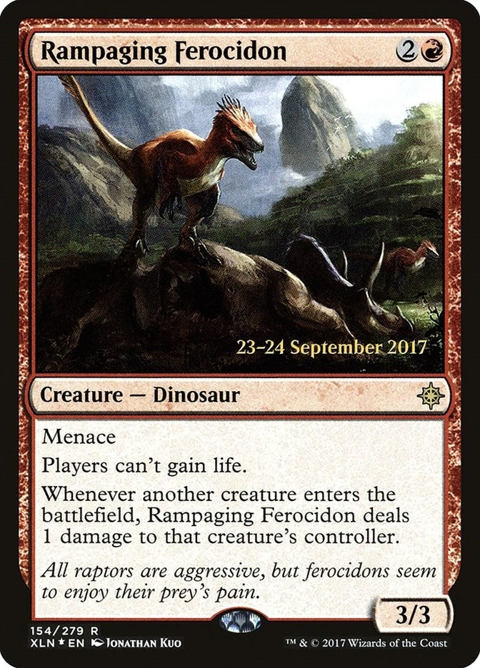 Rampaging Ferocidon (154) (Prerelease Cards)