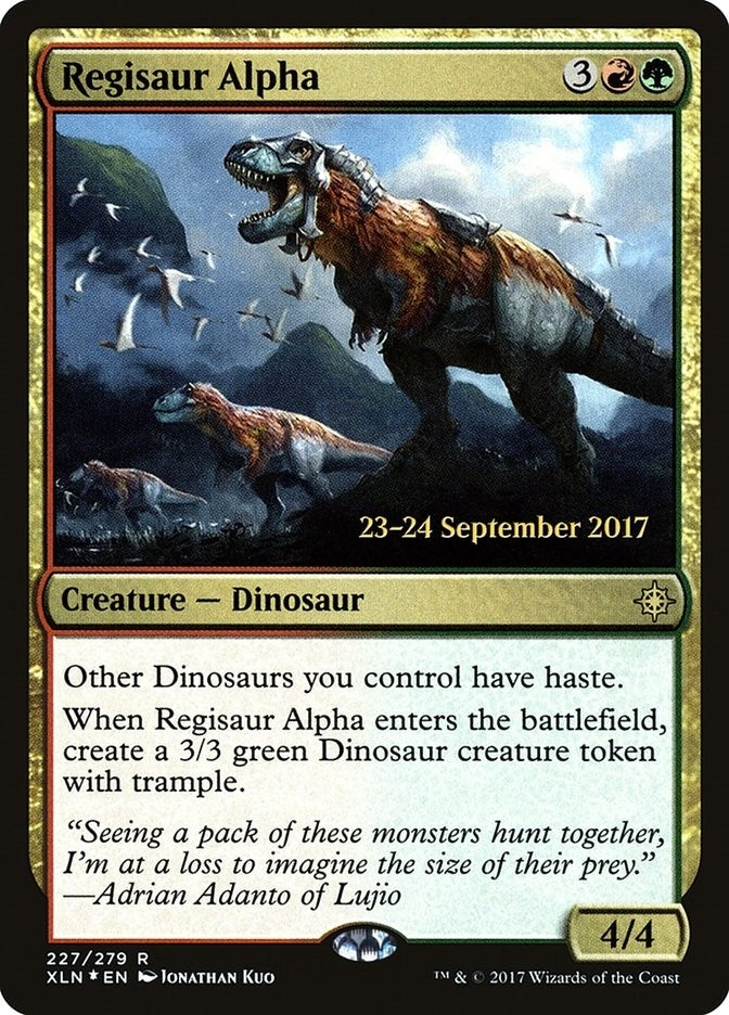 Regisaur Alpha (227) (Prerelease Cards)