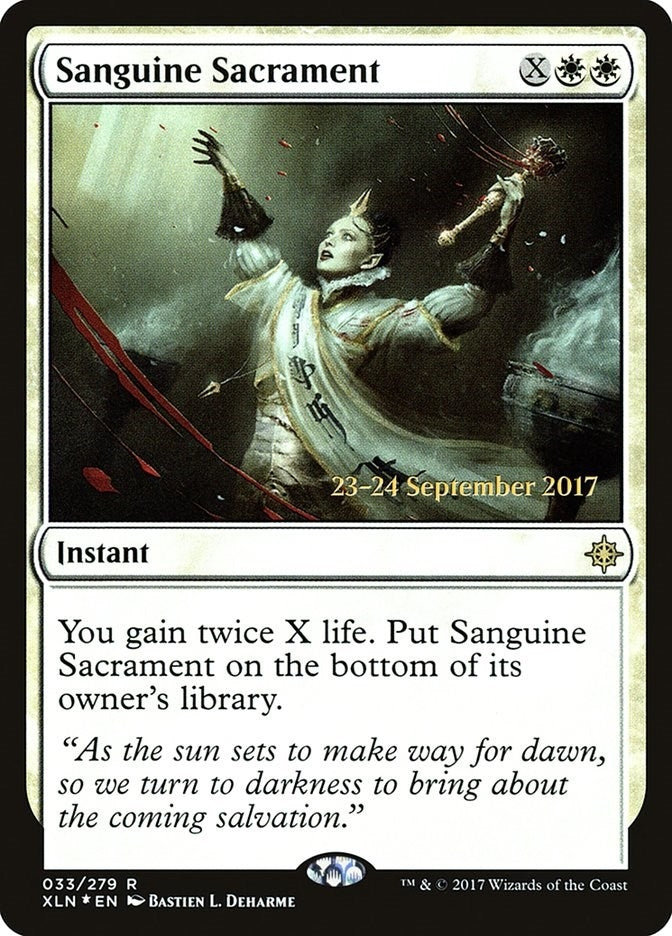 Sanguine Sacrament (33) (Prerelease Cards)