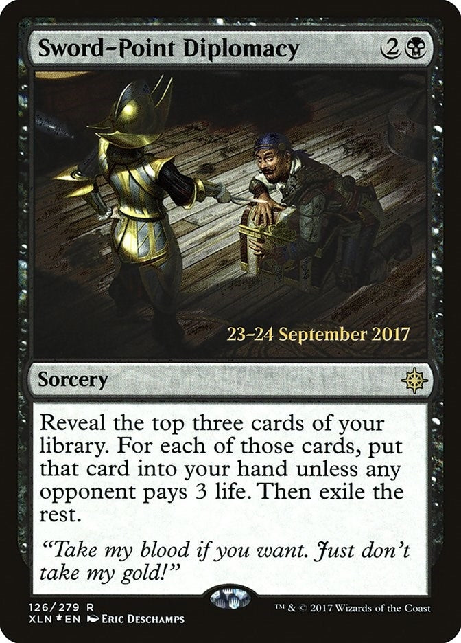 Sword-Point Diplomacy (126) (Prerelease Cards)
