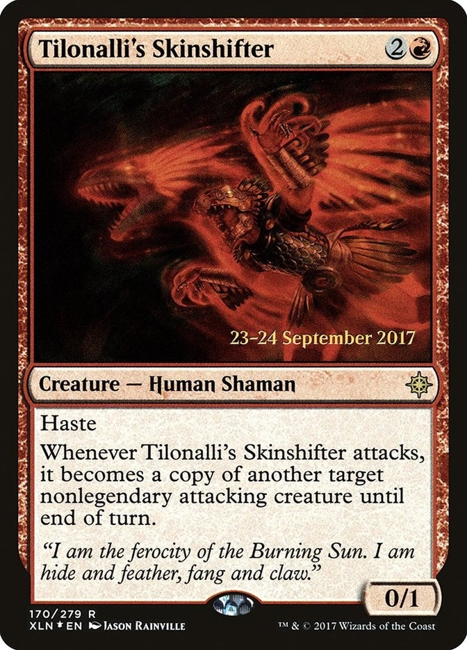 Tilonalli's Skinshifter (170) (Prerelease Cards)