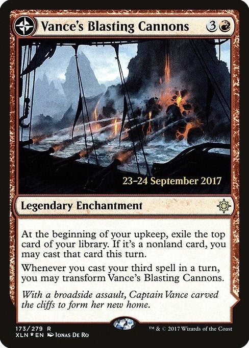 Vance's Blasting Cannons (173) (Prerelease Cards)