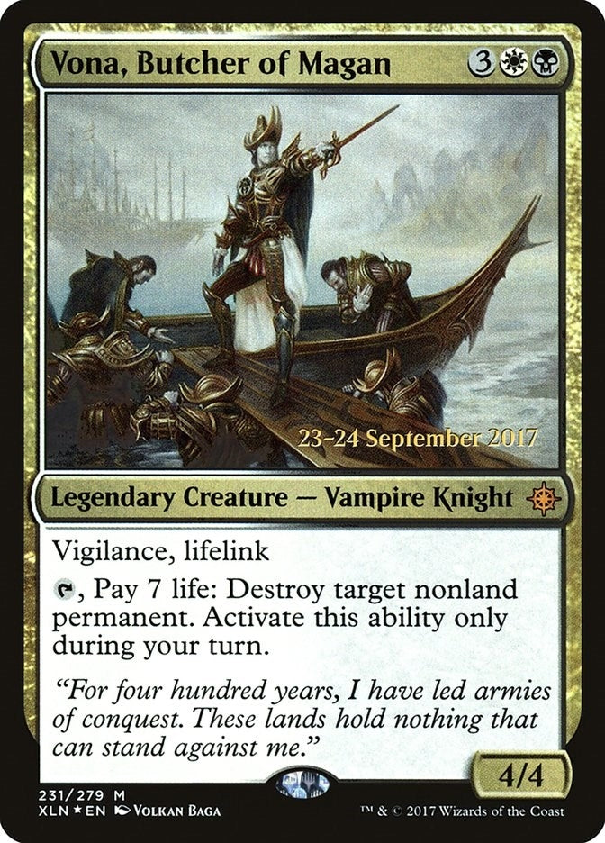 Vona, Butcher of Magan (231) (Prerelease Cards)