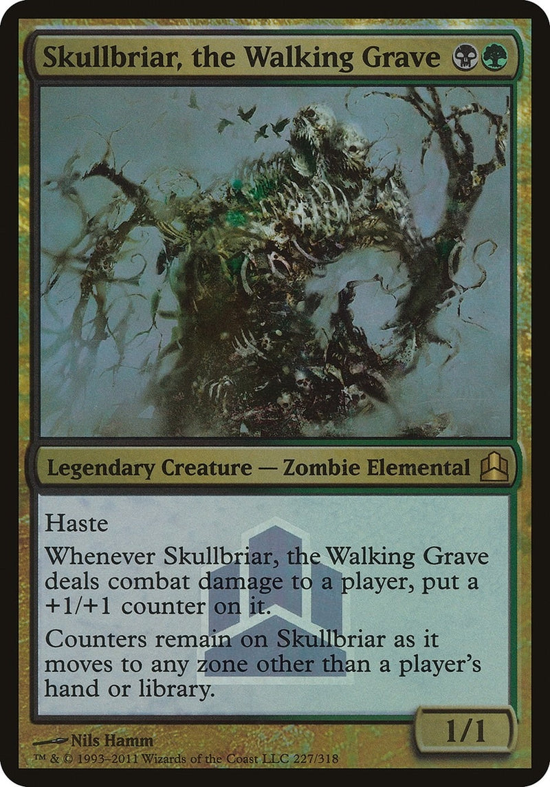 Skullbriar, the Walking Grave (Commander Launch Promo) (227) (Oversize Cards)