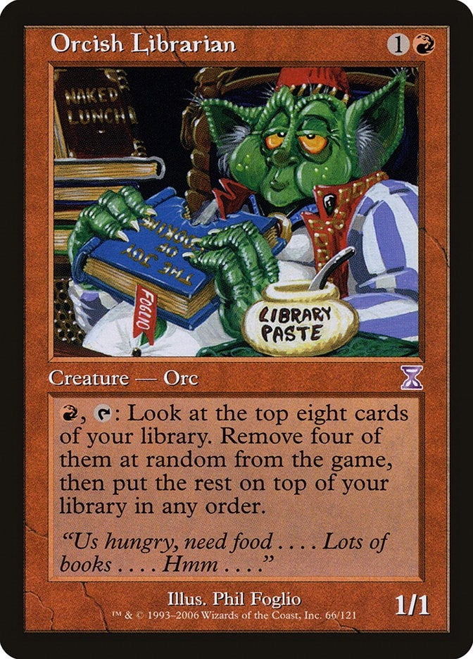 Orcish Librarian (66) (Timeshifted)