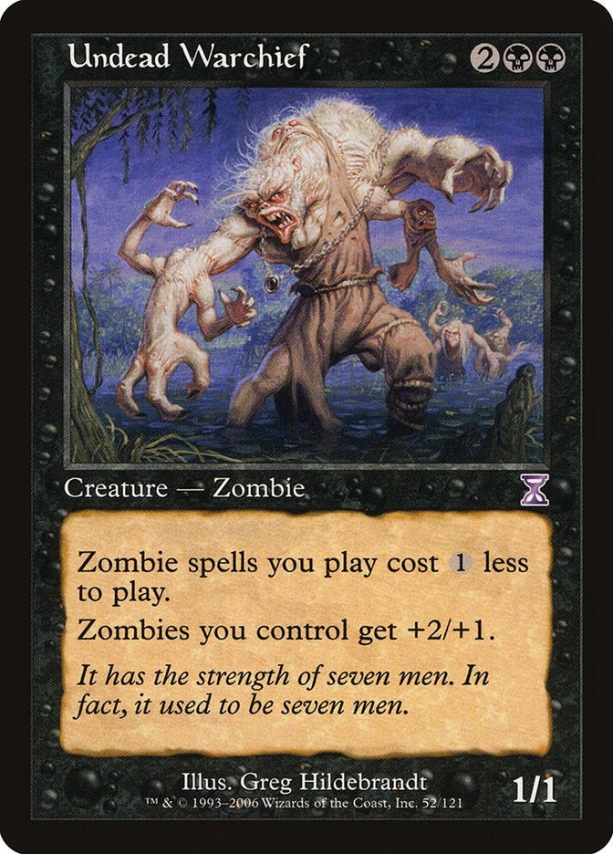 Undead Warchief (52) (Timeshifted)