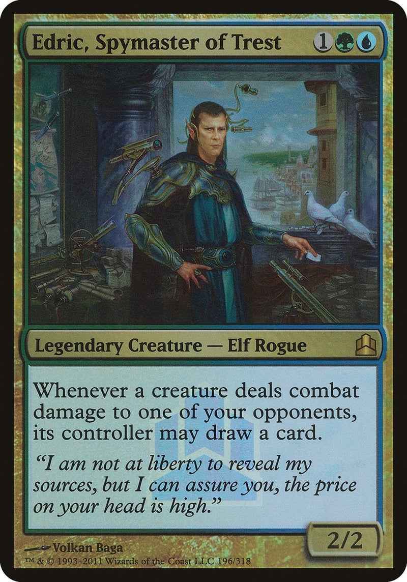Edric, Spymaster of Trest (Commander Launch Promo) (196) (Oversize Cards)