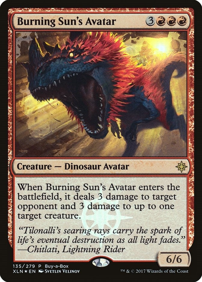 Burning Sun's Avatar (135) (Buy-A-Box Promos)