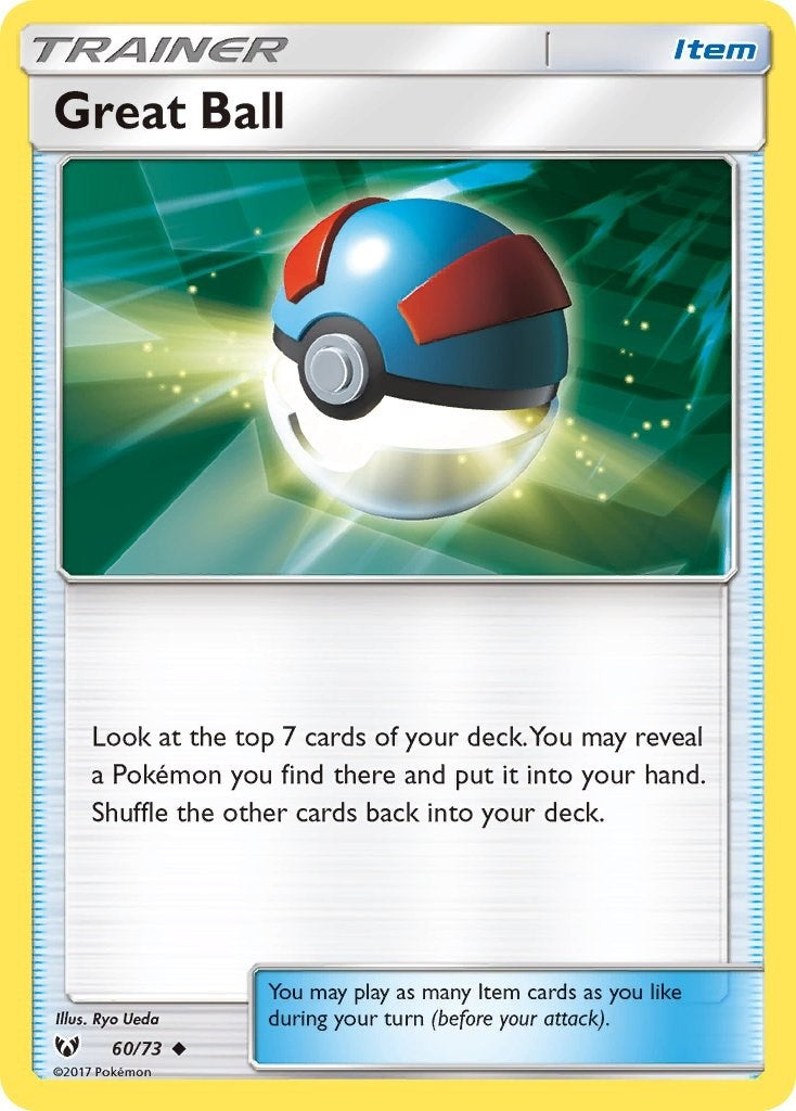 Image for Great Ball (60/73) (Shining Legends) - Pokemon