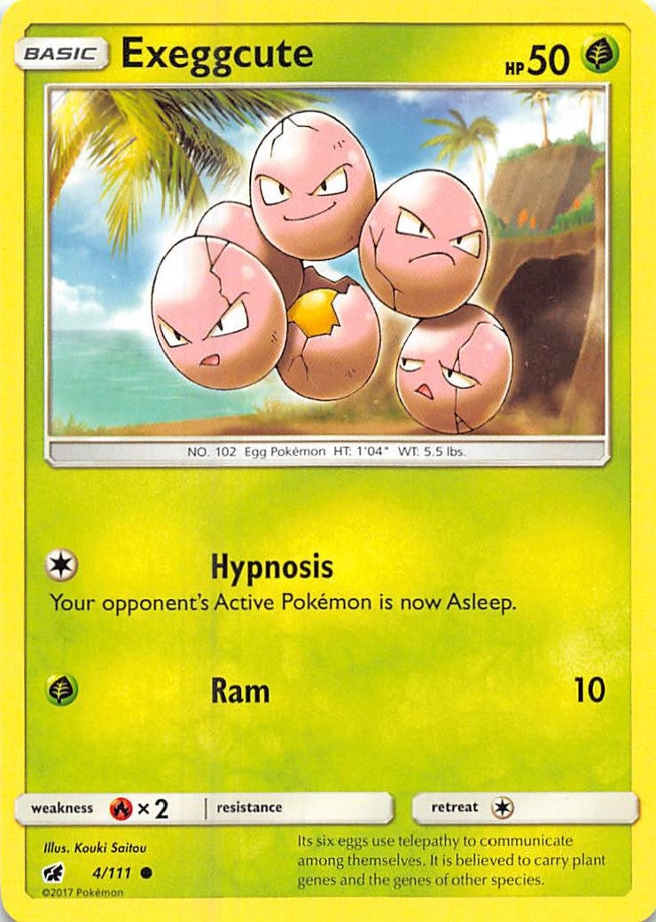 Image for Exeggcute (4/111) (SM - Crimson Invasion) - Pokemon