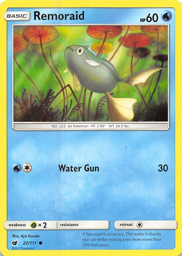 Image for Remoraid (22/111) (SM - Crimson Invasion) - Pokemon