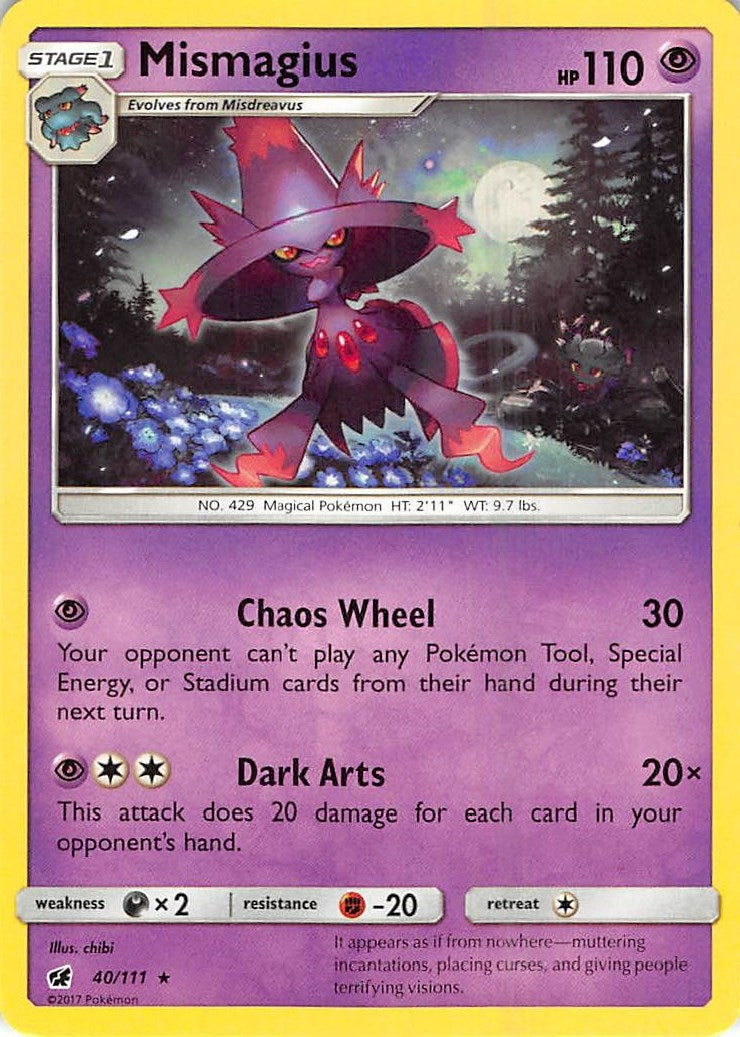 Image for Mismagius (40/111) (SM - Crimson Invasion) - Pokemon