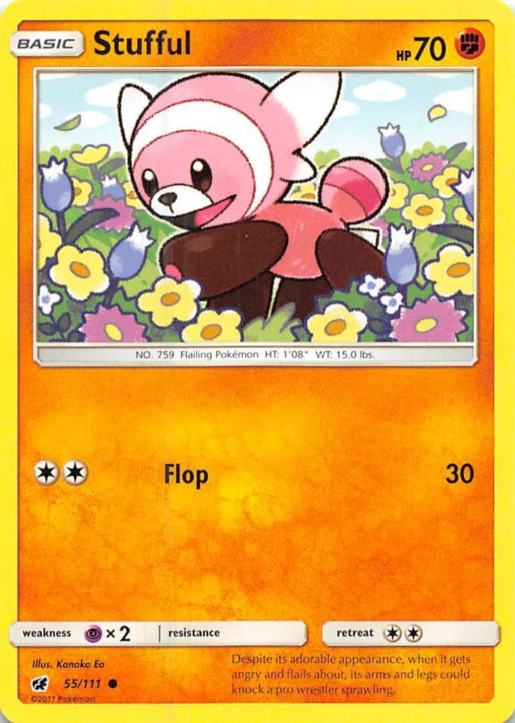 Image for Stufful (55/111) (SM - Crimson Invasion) - Pokemon