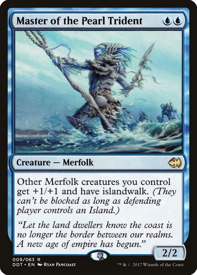 Master of the Pearl Trident (9) (Duel Decks: Merfolk vs. Goblins)