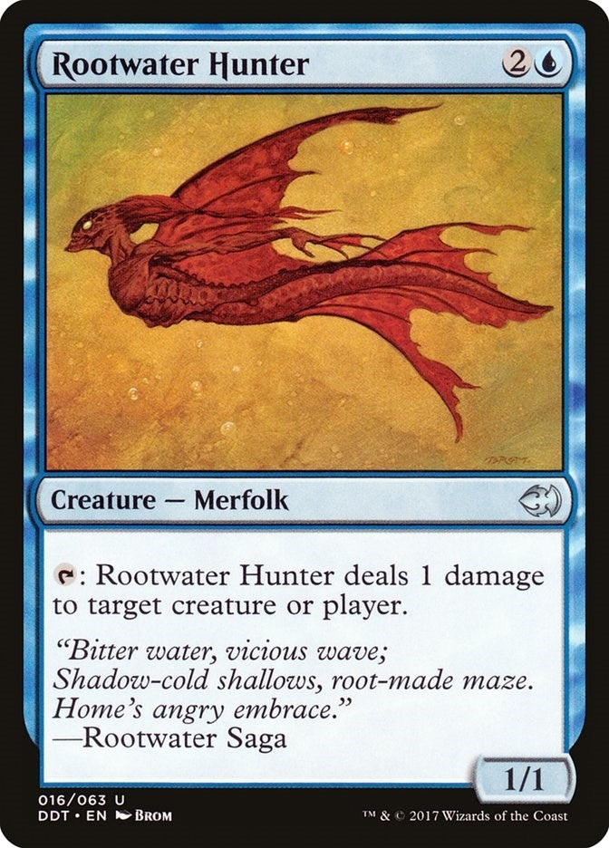 Rootwater Hunter (16) (Duel Decks: Merfolk vs. Goblins)