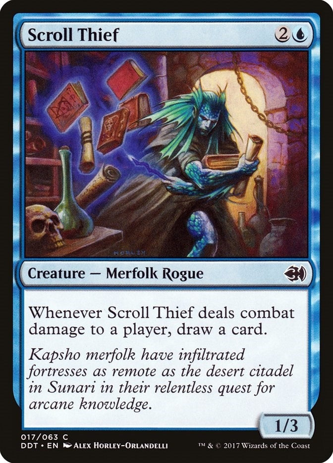 Scroll Thief (17) (Duel Decks: Merfolk vs. Goblins)