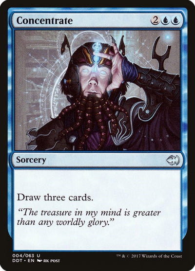 Concentrate (4) (Duel Decks: Merfolk vs. Goblins)