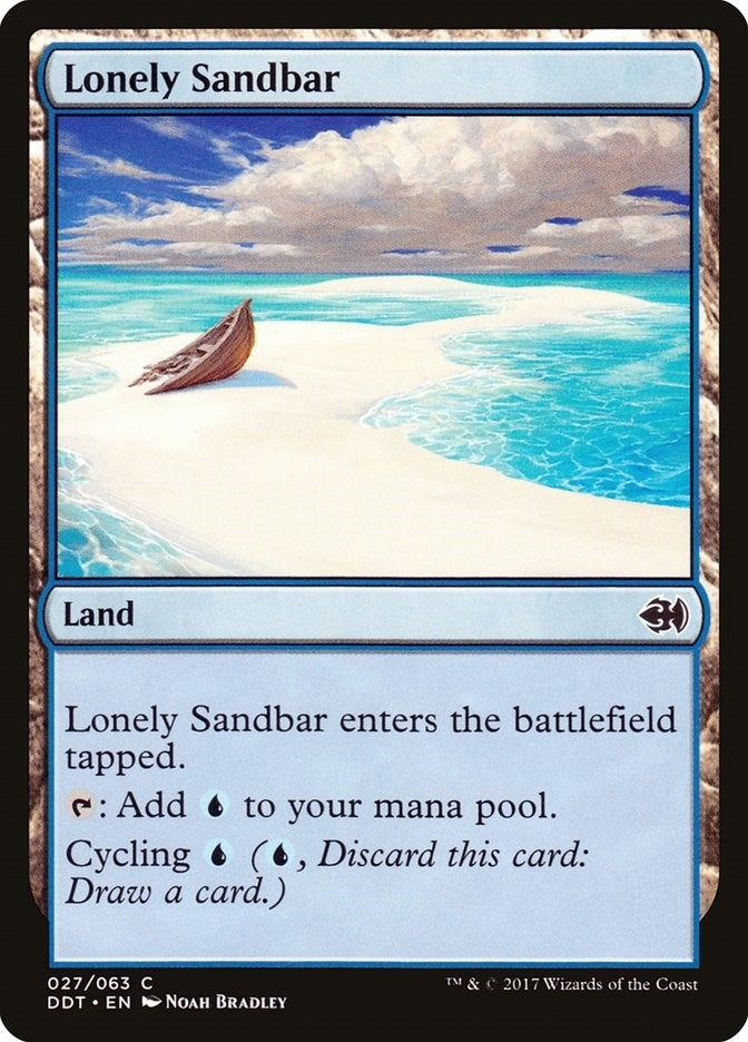 Lonely Sandbar (27) (Duel Decks: Merfolk vs. Goblins)