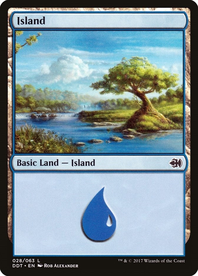 Island (028) (28) (Duel Decks: Merfolk vs. Goblins)
