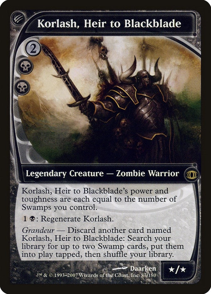 Korlash, Heir to Blackblade (87) (Future Sight)