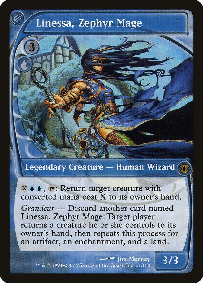 Linessa, Zephyr Mage (51) (Future Sight)