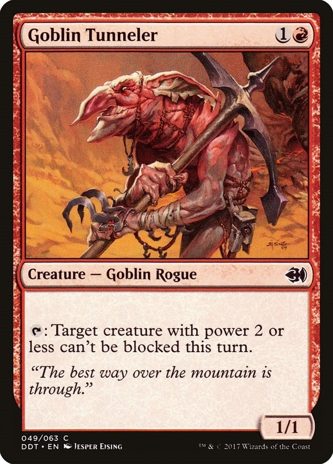 Goblin Tunneler (49) (Duel Decks: Merfolk vs. Goblins)