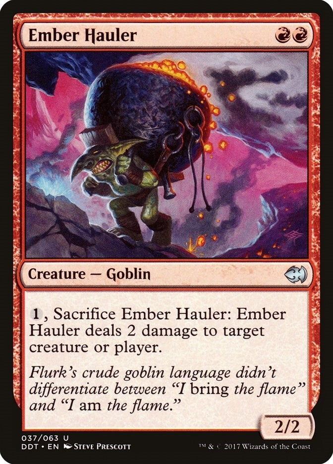 Ember Hauler (37) (Duel Decks: Merfolk vs. Goblins)