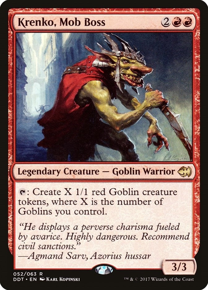 Krenko, Mob Boss (52) (Duel Decks: Merfolk vs. Goblins)