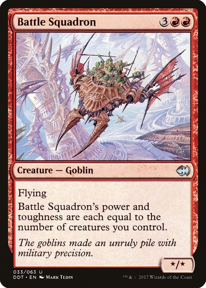 Battle Squadron (33) (Duel Decks: Merfolk vs. Goblins)