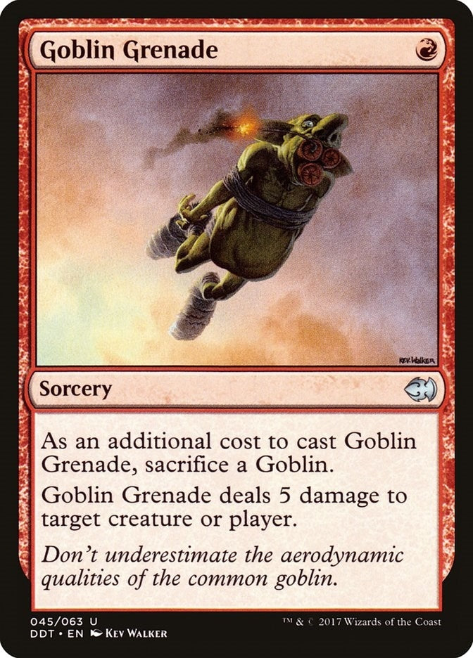 Goblin Grenade (45) (Duel Decks: Merfolk vs. Goblins)