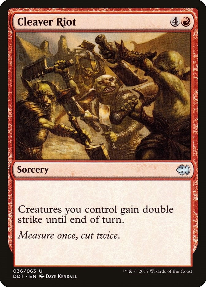 Cleaver Riot (36) (Duel Decks: Merfolk vs. Goblins)