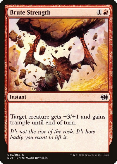 Brute Strength (35) (Duel Decks: Merfolk vs. Goblins)