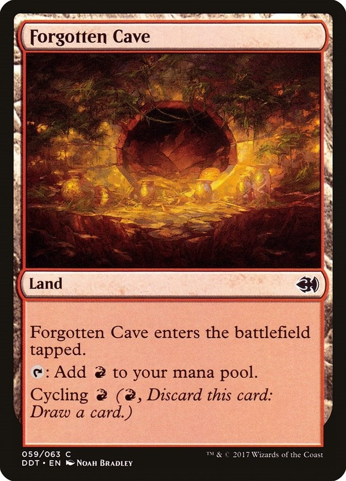 Forgotten Cave (59) (Duel Decks: Merfolk vs. Goblins)